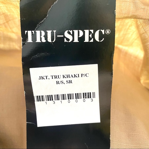 Tru Spec Professional Grade Khaki Uniform Button Up Shirt - Picture 5 of 8